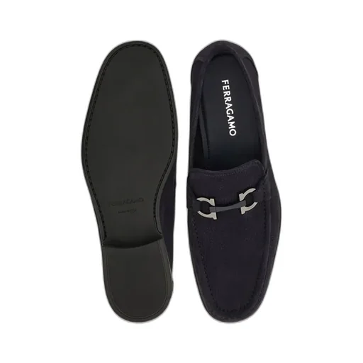 Gancini-Buckle Loafers