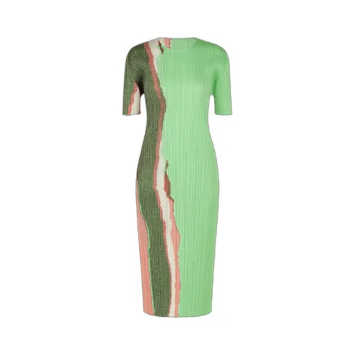 Grainy Colors Midi Dress