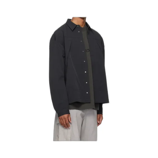 Stretch Nylon Crepe Over Shirt