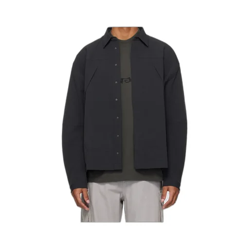 Stretch Nylon Crepe Over Shirt