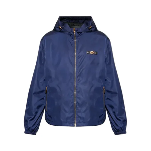 Versace Zip-Up Hooded Jacket