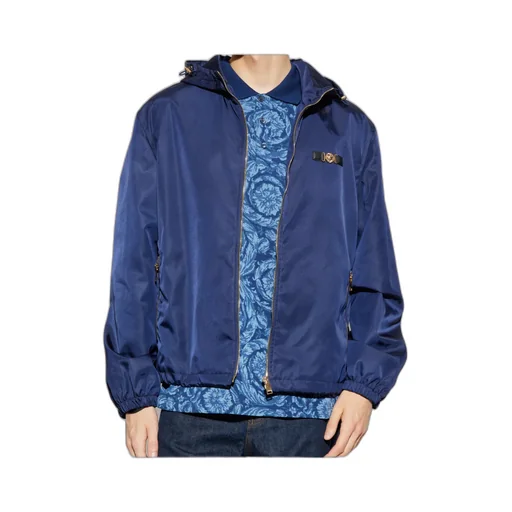 Versace Zip-Up Hooded Jacket