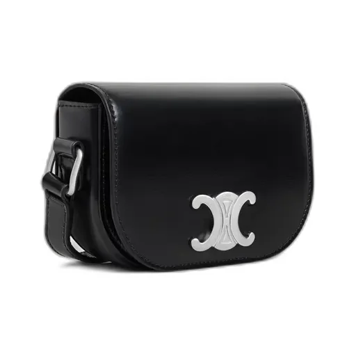 Mini Crossbody Bag Triomphe In Shiny Calfskin