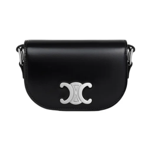 Mini Crossbody Bag Triomphe In Shiny Calfskin