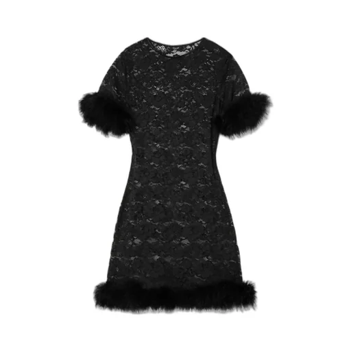 O-Lover Boa Mini Dress