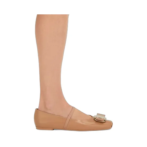 Vara Square-Toe Ballet Flats