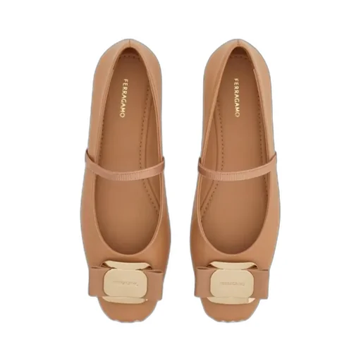 Vara Square-Toe Ballet Flats