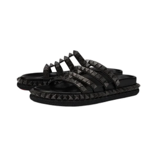 Christian Louboutin Stud Embellished Slip-On Sandals