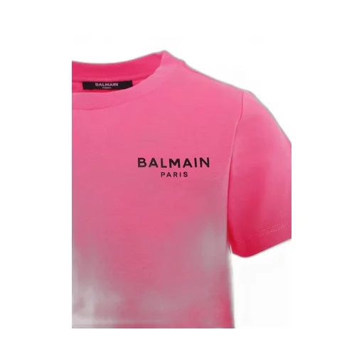 Balmain Kids Logo-Printed Crewneck T-Shirt