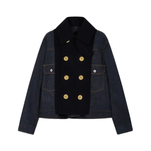 X Levi's Double-Breasted Denim Jacket