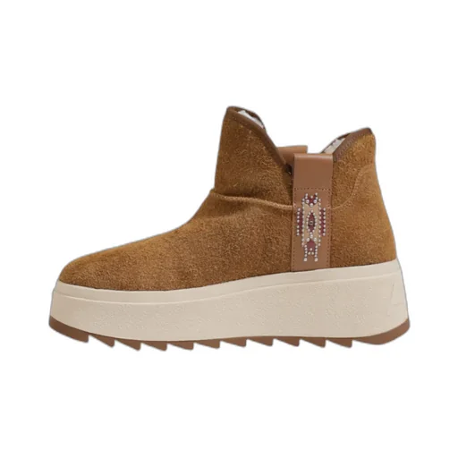 Round-Toe Ankle Boots