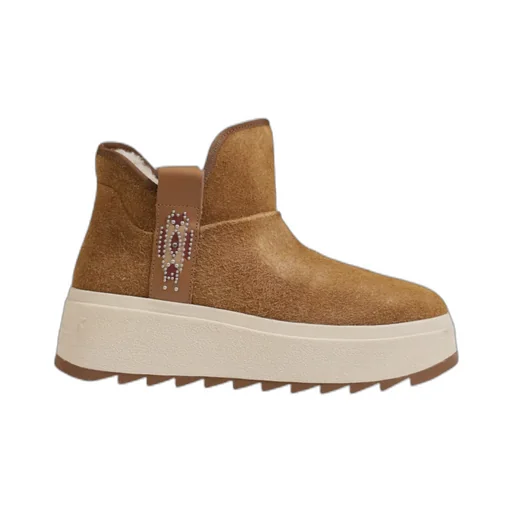 Round-Toe Ankle Boots