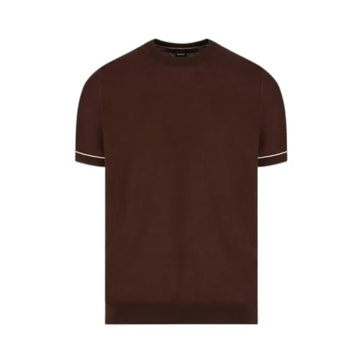 Short-Sleeved Knitted Shirt