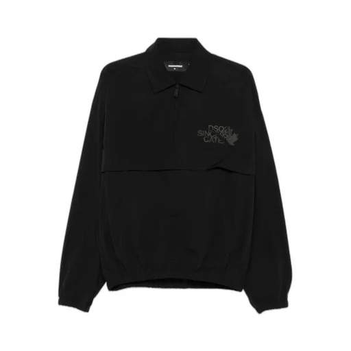 Half-Zip Panelled Sweatshirt