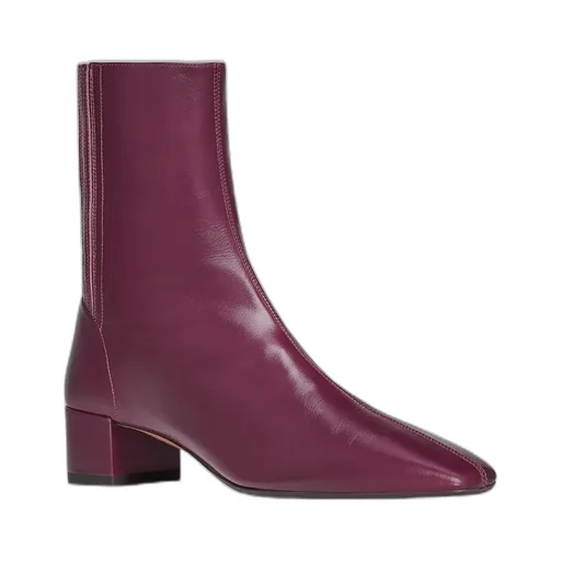 Aquazzura Honore Square-Toe Ankle Boots