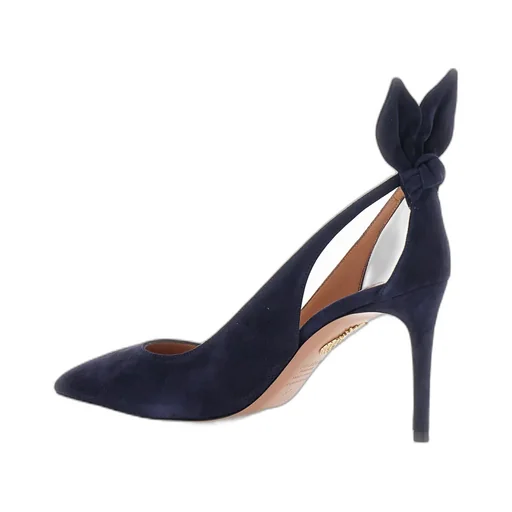 Aquazzura Bow Tie Pointed-Toe Pumps