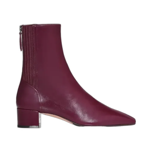 Aquazzura Honore Square-Toe Ankle Boots