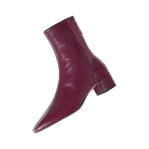 Aquazzura Honore Square-Toe Ankle Boots