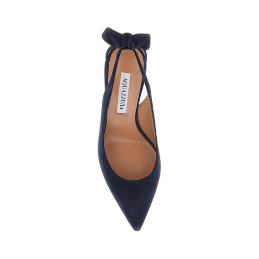 Aquazzura Bow Tie Pointed-Toe Pumps