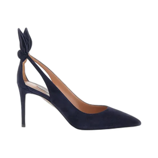 Aquazzura Bow Tie Pointed-Toe Pumps