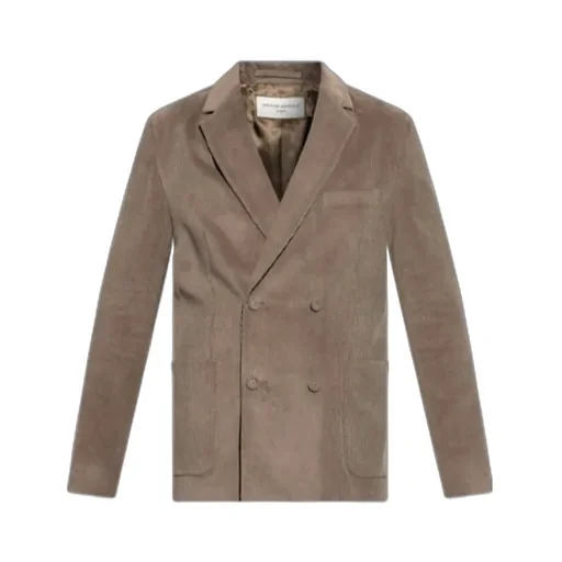 Leon Double-Breasted Corduroy Blazer