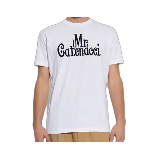 Dsquared2 Mr. Catenacci Printed Crewneck T-Shirt