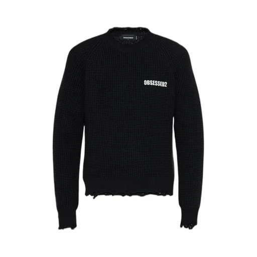 Dsquared2 Distressed Knitted Jumper