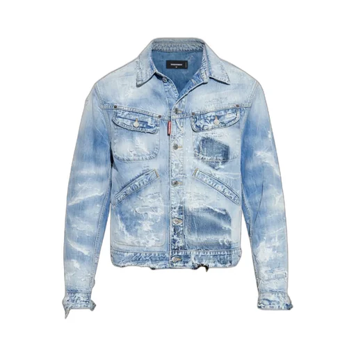 Dsquared2 Distressed Denim Jacket