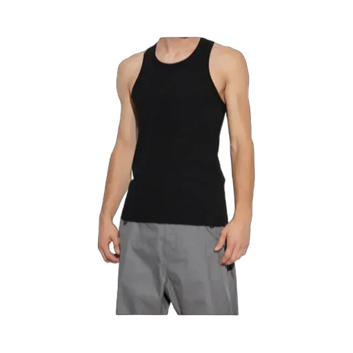 Yohji Yamamoto Round Neck Sleeveless Top