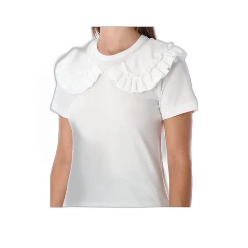 Comme Des GarÇOns Girl Ruffled Crewneck T-Shirt