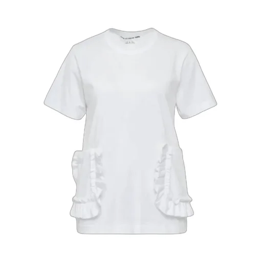 Comme Des GarÇOns Girl Ruffle Pocket Crewneck T-Shirt