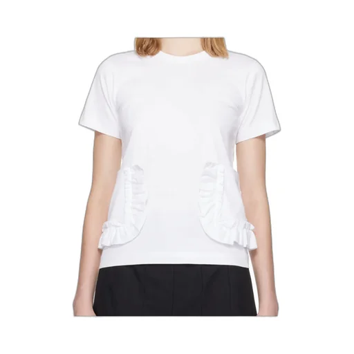 Comme Des GarÇOns Girl Ruffle Pocket Crewneck T-Shirt