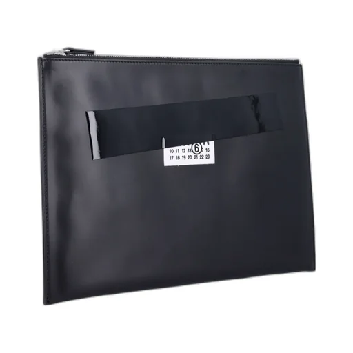 Mm6 Maison Margiela Logo Patch Medium Pouch Bag