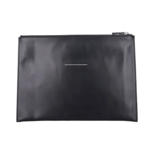 Mm6 Maison Margiela Logo Patch Medium Pouch Bag