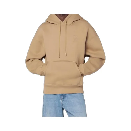 Ami Paris Ami De Coeur Drawstring Hoodie