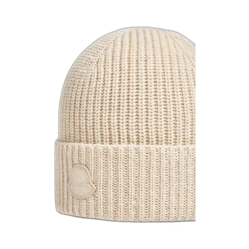 Moncler Logo Patch Knitted Beanie