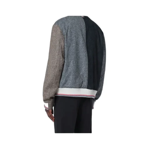 Thom Browne Colour-Block Bomber Jacket