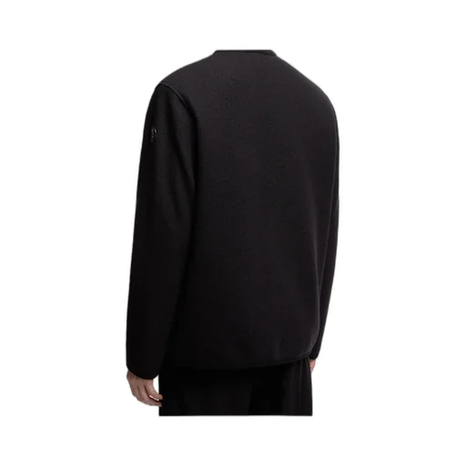 Moncler Logo Patch Button-Up Shirt Jacket