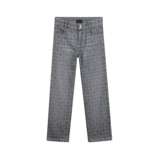 Givenchy Kids 4G-Print Mid-Rise Jeans