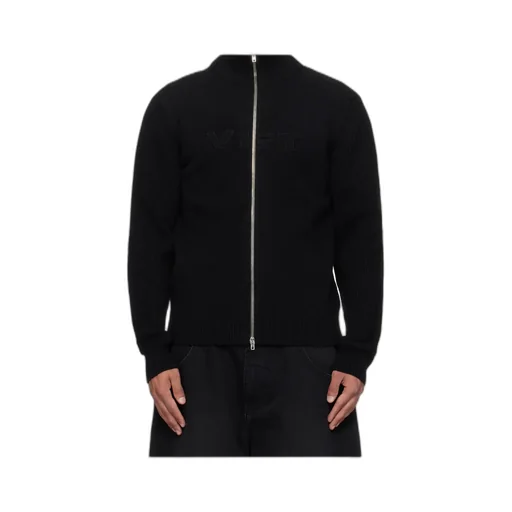 Ribbed Zip-Up Cardigan