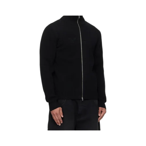 Ribbed Zip-Up Cardigan