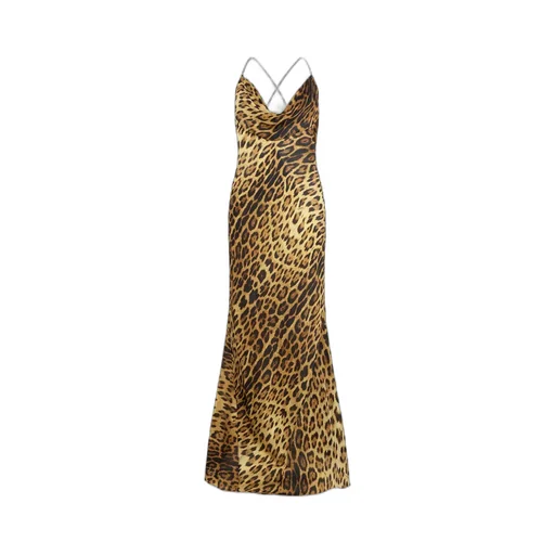 Roberto Cavalli Long Print Dress