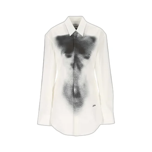 Jean Paul Gaultier Buttoned Graphic Long Sleeved Shirt