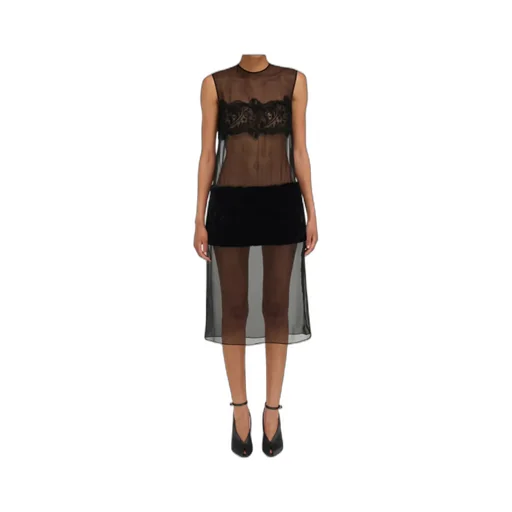 Shift Dress With Inlay Details