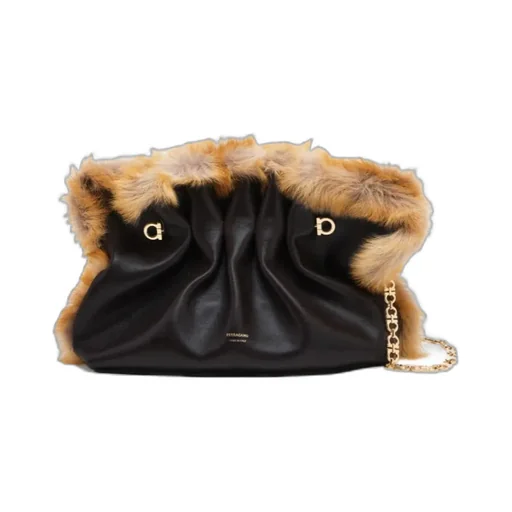Ferragamo Gathered-Detail Soft Tote Bag