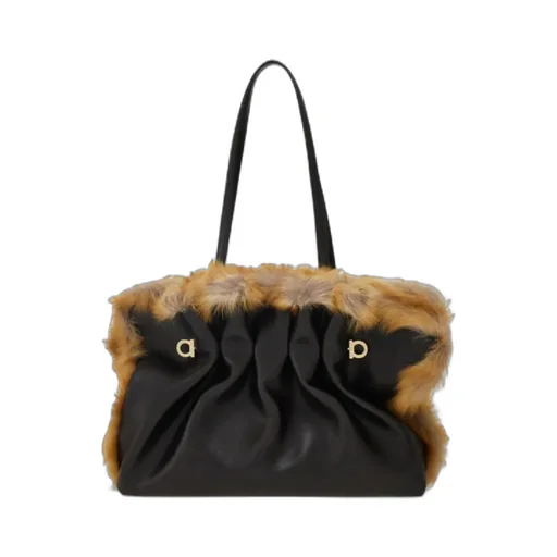 Ferragamo Gathered-Detail Soft Tote Bag