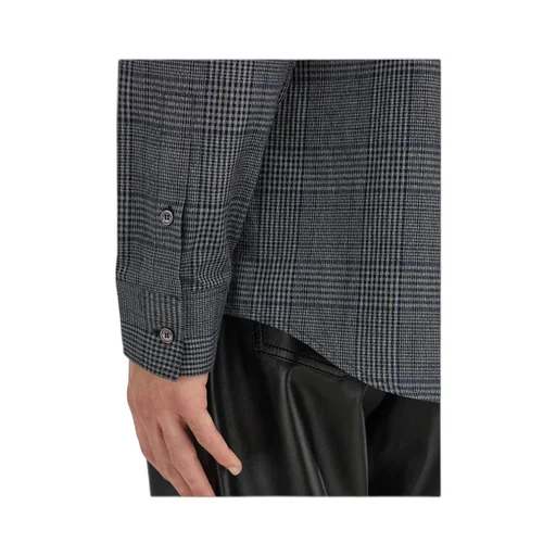 Ferragamo Embroidered Checked Oxford Shirt