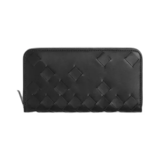 Intrecciato Zip Around Wallet