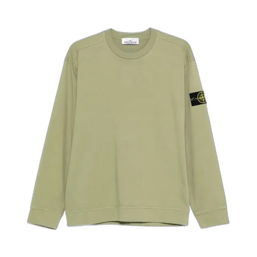 Stone Island Logo Patch Crewneck Sweatshirt