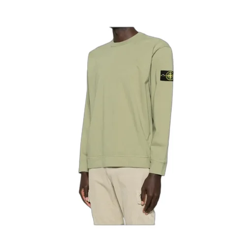 Stone Island Logo Patch Crewneck Sweatshirt